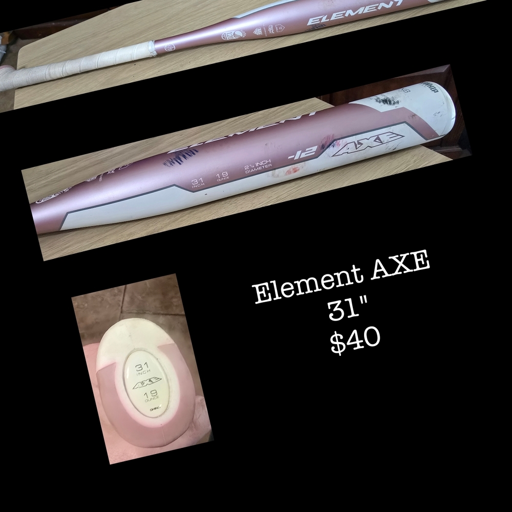 Element Pink Baseball Bat